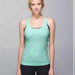 Lululemon Women's Mint Green Swiftly Tech Tank Top Size 8